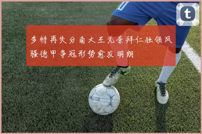多特再失分南大王无奈拜仁独领风骚德甲争冠形势愈发明朗